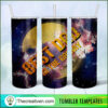 20oz Skinny Tumbler Best Dad Galaxy Tumbler Wrap – Digital Download