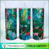 20oz Skinny Tumbler Watercolor Cactus Tumbler Wrap – Digital Download 4 125 copy 1