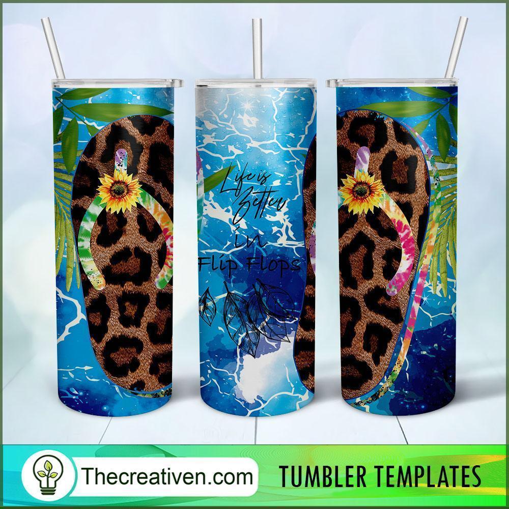 20oz Skinny Tumbler Flip Flops Life Tumbler Wrap – Digital Download 1 20oz Skinny Tumbler Flip Flops Life Tumbler Wrap – Digital Download