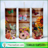 20oz Skinny Tumbler Butterfy Floral Tumbler Wrap – Digital Download 5 111 copy 2