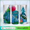 20oz Skinny Tumbler Don't Be a Prick Tumbler Wrap – Digital Download