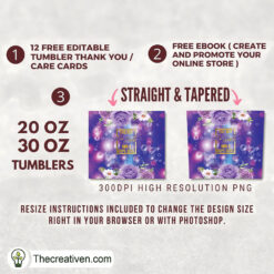 20oz Skinny Tumbler She Got Mad Hustle Tumbler Wrap – Digital Download 3 20oz Skinny Tumbler She Got Mad Hustle Tumbler Wrap – Digital Download - Image 2