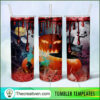 20oz Skinny Tumbler Blood and Pumpkins Tumbler Wrap – Digital Download