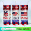 Skinny Tumbler Wrap Peace Love America Tumbler Wrap – Digital Download 4 27 copy 9