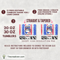 Alternative view of He Races Therefore I Drink Tumbler Tumbler Wrap – Digital Download