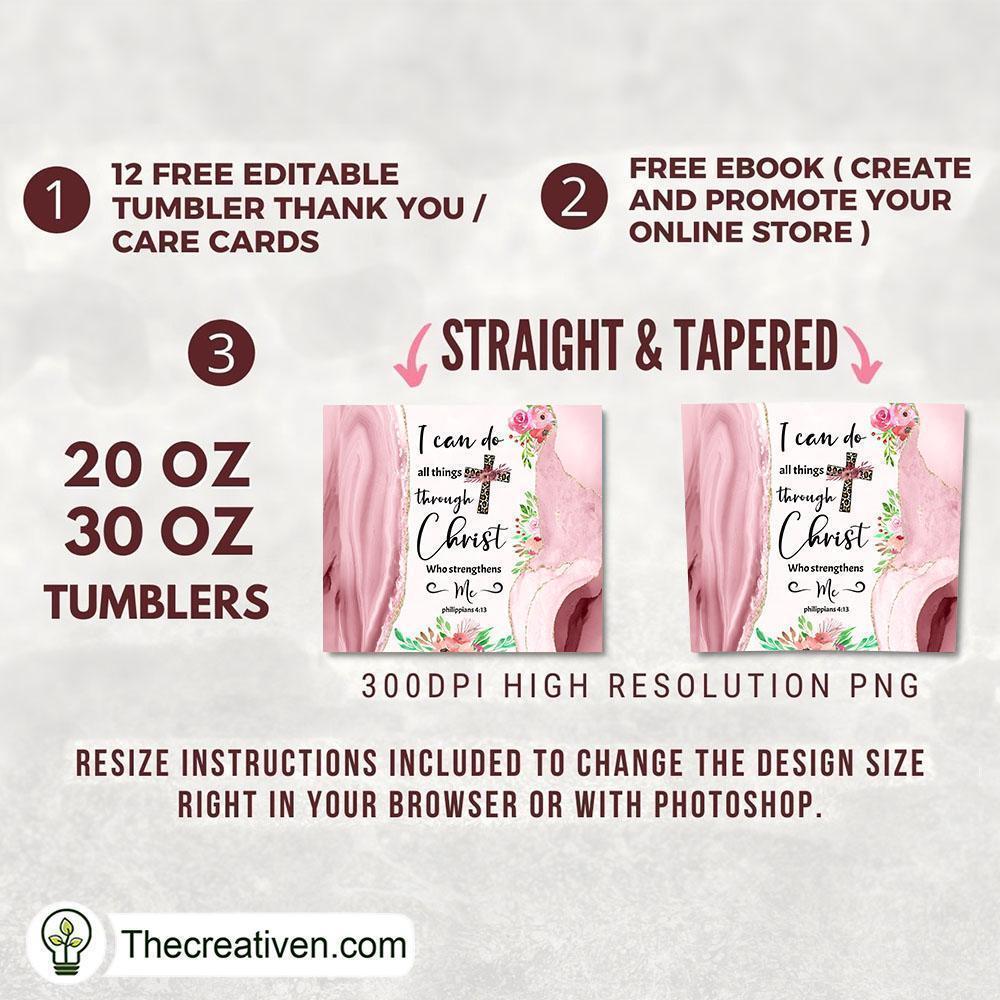 Skinny Tumbler Christian Bible Verse Tumbler Wrap – Digital Download 2 Skinny Tumbler Christian Bible Verse Tumbler Wrap – Digital Download - Image 2