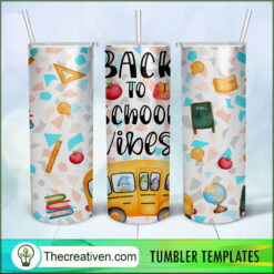 20oz Skinny Tumbler Back to Sc Tumbler Wrap Download