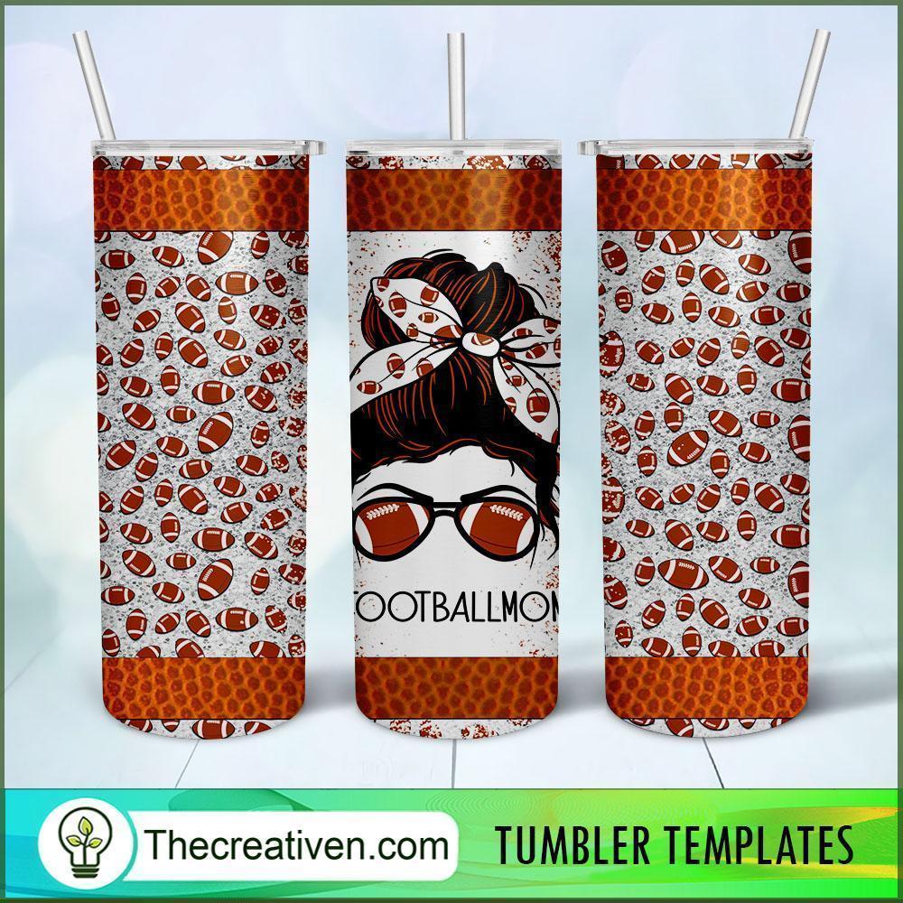 Football Mom 20oz Skinny Tumbler Tumbler Wrap – Digital Download 1 Football Mom 20oz Skinny Tumbler Tumbler Wrap – Digital Download