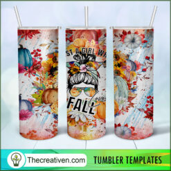 Just a Girl Who Loves Fall 20o Tumbler Wrap Download