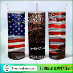 Flag Dont Tread on Me Liberty Tumbler Tumbler Wrap – Digital Download