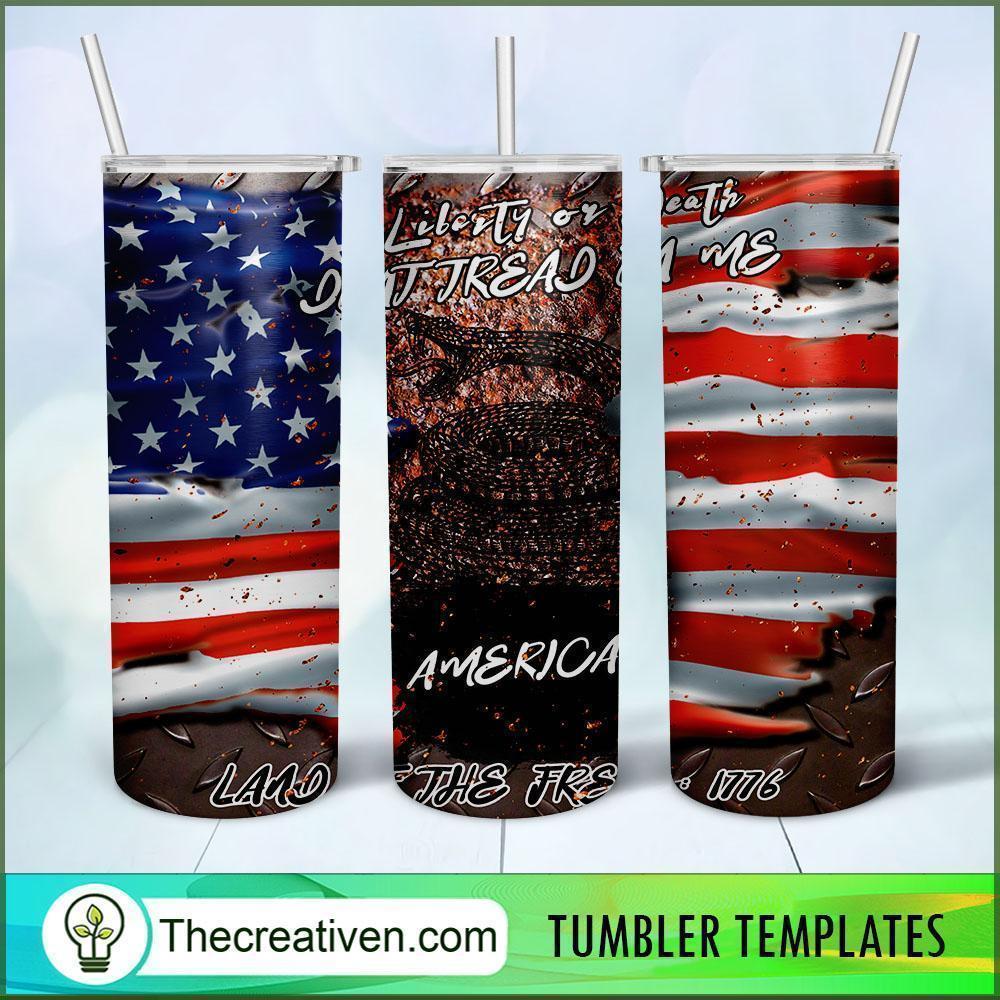 Flag Dont Tread on Me Liberty Tumbler Tumbler Wrap – Digital Download 1 Flag Dont Tread on Me Liberty Tumbler Tumbler Wrap – Digital Download