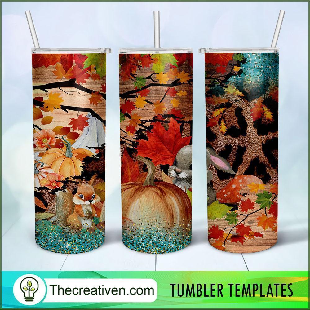 Leopard Fall Pumpkin Skinny Tumbler Tumbler Wrap – Digital Download 1 Leopard Fall Pumpkin Skinny Tumbler Tumbler Wrap – Digital Download