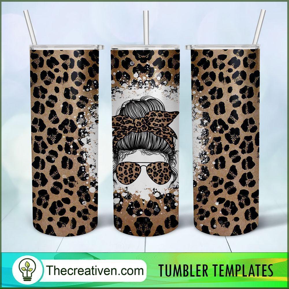 Mom Tumbler Wrap Messy Bun Leopard Tumbler Wrap – Digital Download 1 Mom Tumbler Wrap Messy Bun Leopard Tumbler Wrap – Digital Download