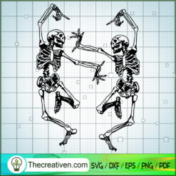 Dancing Skeletons SVG, Skeletons SVG, Halloween SVG