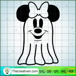 Minnie Boo SVG, Minnie SVG, Halloween SVG