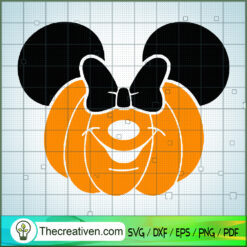 Minnie Pumpkin SVG Cut File for Cricut & Silhouette