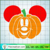 Mickey Pumpkin SVG Cut File for Cricut & Silhouette