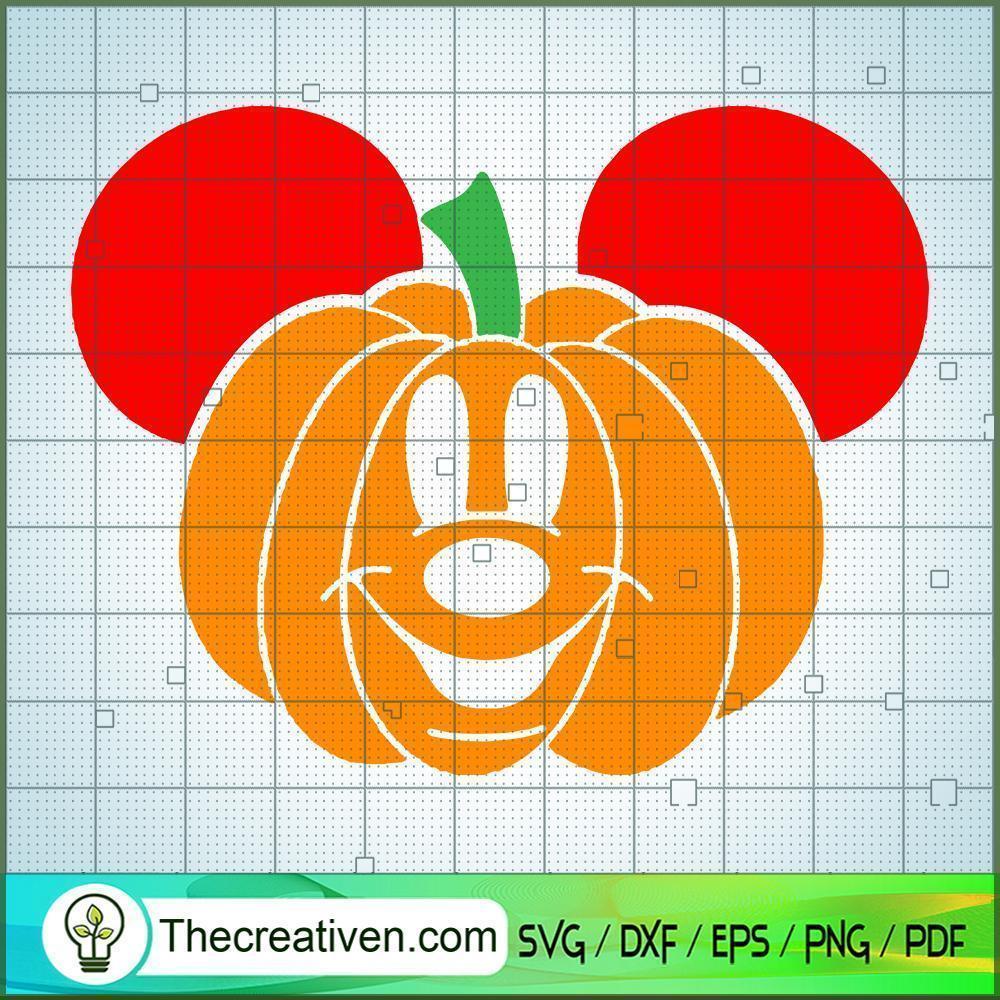 Mickey Pumpkin SVG Cut File for Cricut & Silhouette 1 Mickey Pumpkin SVG Cut File for Cricut & Silhouette