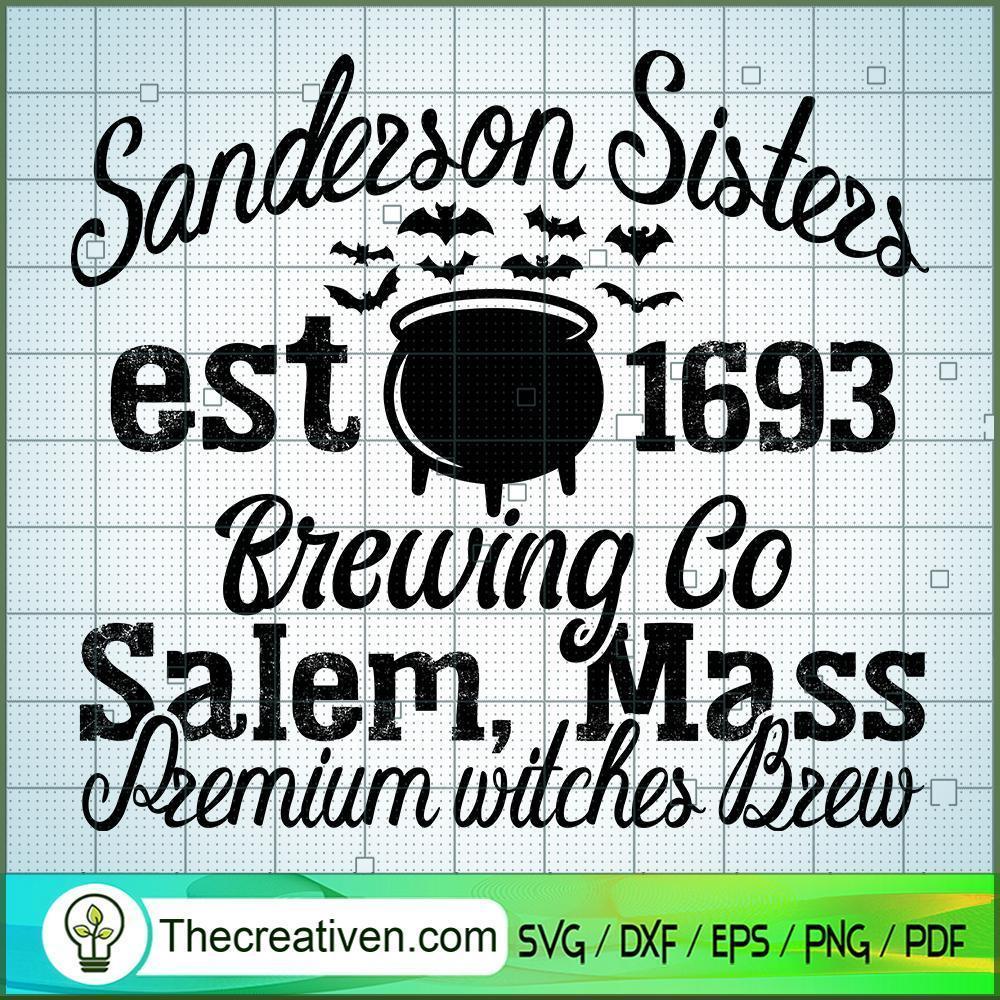 Sanderson Sister Brewing Co Salem SVG Cut File for Cricut & Silhouette 1 Sanderson Sister Brewing Co Salem SVG Cut File for Cricut & Silhouette