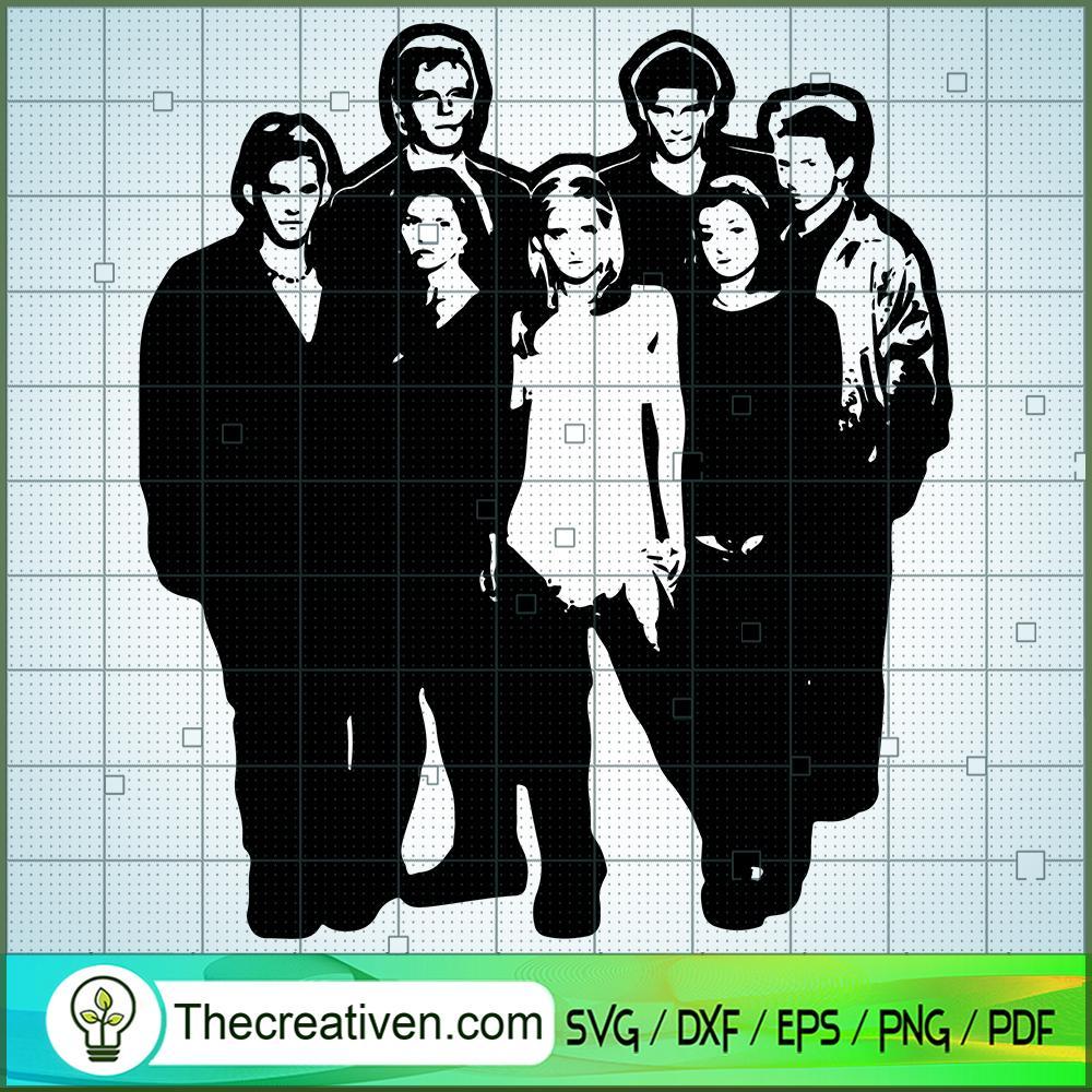 All The Buffy Family SVG Cut File for Cricut & Silhouette 1 All The Buffy Family SVG Cut File for Cricut & Silhouette