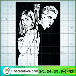 Buffy Summer And Spike SVG Cut File for Cricut & Silhouette