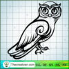 Owl Vol 5 SVG Free, Owl SVG Free,Free SVG For Cricut Silhouette