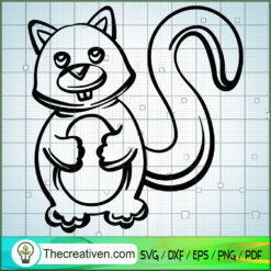 Squirrel Vol 3 Free SVG Cut File for Cricut & Silhouette
