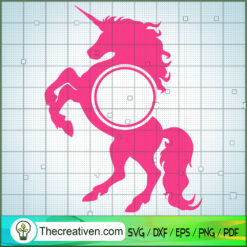 Monogram Horse Free SVG Cut File for Cricut & Silhouette