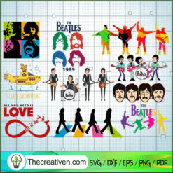 The Beatles Bundle 1 SVG Cut File for Cricut & Silhouette
