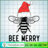 Bee Merry SVG Cut File for Cricut & Silhouette