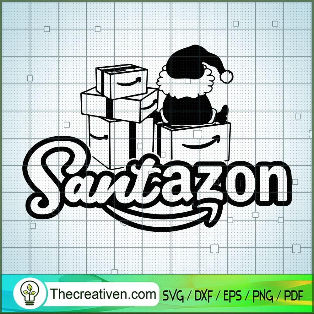 Santazon Christmas SVG Cut File for Cricut & Silhouette 1 Santazon Christmas SVG Cut File for Cricut & Silhouette