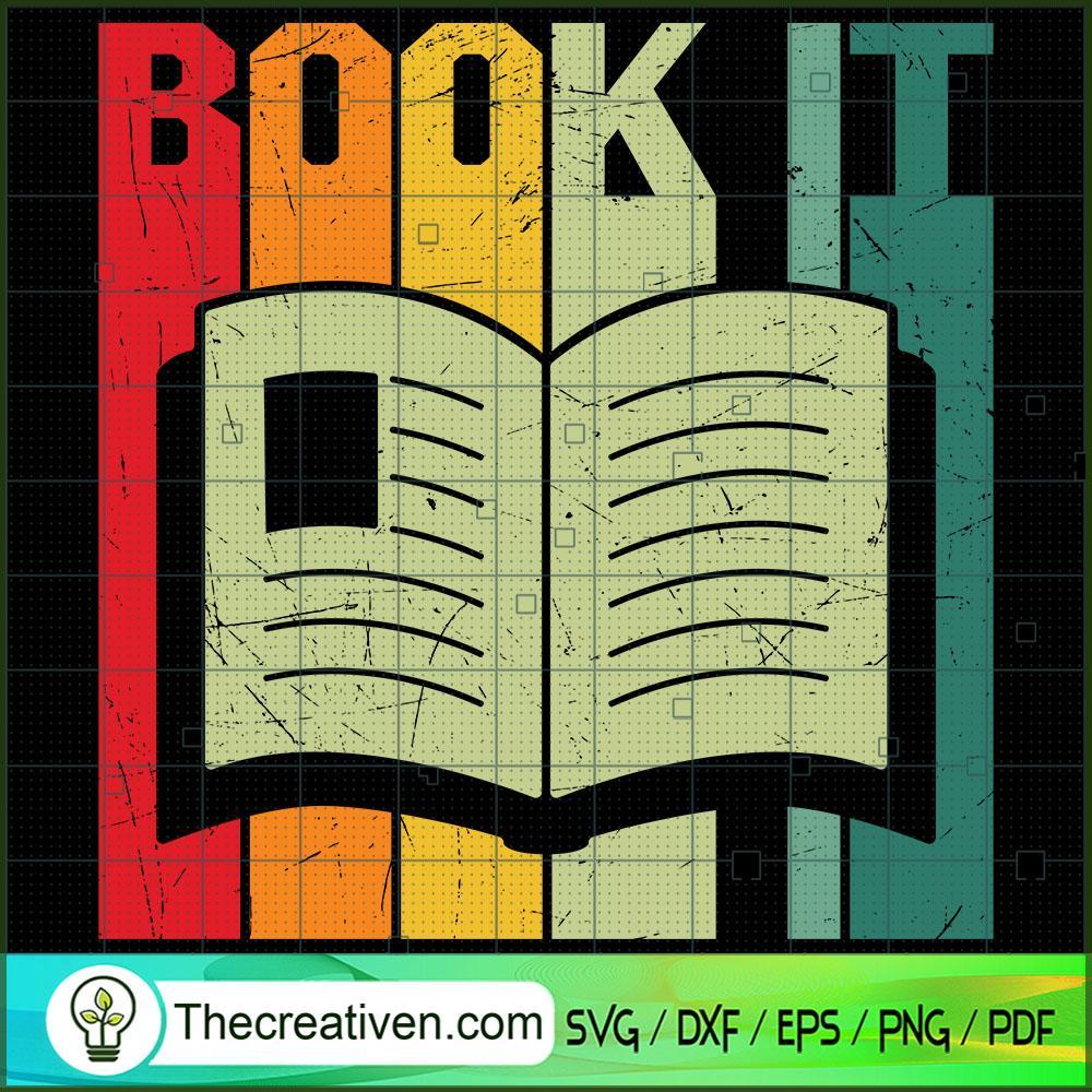 Book It SVG, Book Lovers SVG, Reading Book SVG 1 Book It SVG, Book Lovers SVG, Reading Book SVG