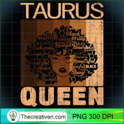 Taurus Queen Afro Melanin Blac PNG Clipart Download