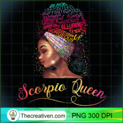 Womens Scorpio Queen Afro Wome PNG Clipart Download