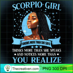 Womens Scorpio Girl Black Quee PNG Clipart Download