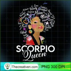 Womens Afro Hair Art Scorpio Q PNG Clipart Download