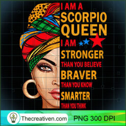 Scorpio Queen I Am Stronger Sc PNG Clipart Download