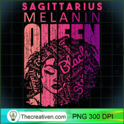 Sagittarius Melanin Queen Blac PNG Clipart Download
