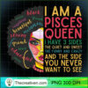 Black Queen Birthday - Horosco PNG Clipart Download 2 Birthday Gifts for Pisces Zodiac Women Black Girl Magic Afro Long Sleeve T Shirt copy