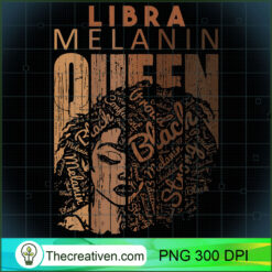 Womens Libra Queen Melanin Str PNG Clipart Download