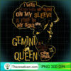 Womens Gemini Queen Birthday Zodiac Costume Black Women Gift Girl T Shirt copy