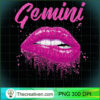 Gemini Zodiac Pink Lips Black Women PNG Clipart – Transparent Download 2 Gemini Zodiac Birthday Pink Lips T Shirt for Black Women copy