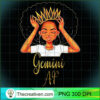 Gemini Queen AF Zodiac Floral PNG Clipart – Transparent Download