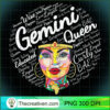 Gemini Black Queen Melanin Bla PNG Clipart Download 2 Gemini Black Queen Shirt Birthday Gift Melanin Black Girl T Shirt copy