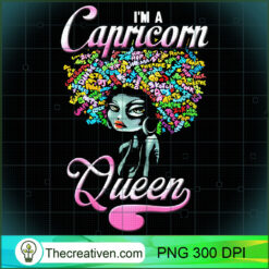 Womens Capricorn Queen Birthda PNG Clipart Download Design 30565