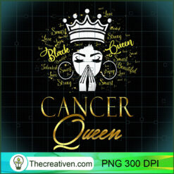 Womens Praying Cancer Queen Bl PNG Clipart Download