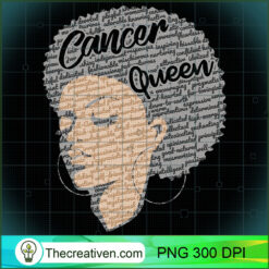Cancer Zodiac Afro Gift Black Women PNG Clipart – Transparent Download