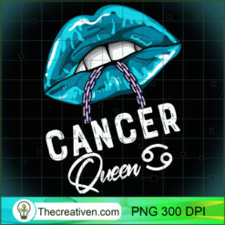 Cancer Queen Lips Chain Zodiac PNG Clipart Download