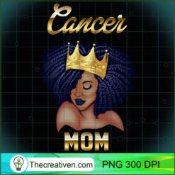 Cancer Mom Black Afro Queen PNG Clipart – Transparent Download