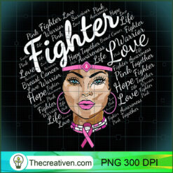 Breast Cancer Awareness  Strong Fighter Bl PNG Clipart Design 29967